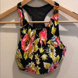 high neck swimsuit top